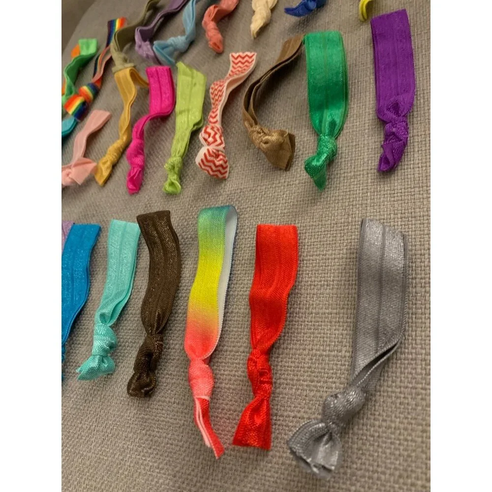 No-Crease Hair Tie Color Assorted Bundle Set of 30